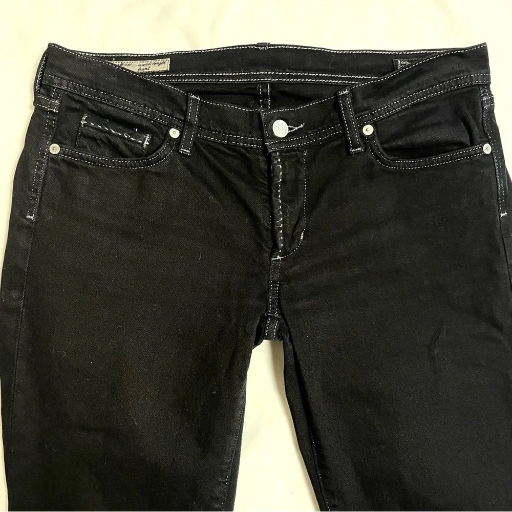 Citizens Of Humanity by Jerome Dahan Black Ankle Length Stretch Jeans Size 30